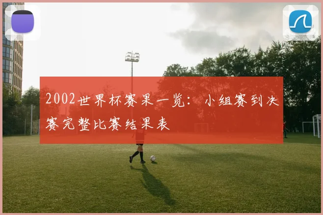 2002世界杯赛果一览:小组赛到决赛完整比赛结果表